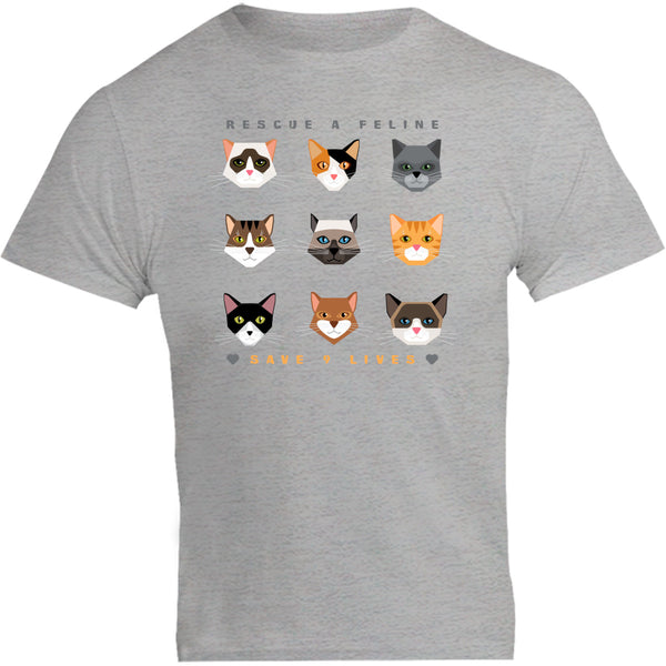 Save 9 Lives - Unisex Tee - Plus Size - Graphic Tees Australia