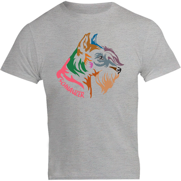 Schnauzer Colourful - Unisex Tee - Plus Size