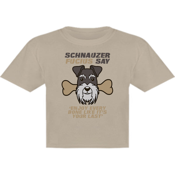 Schnauzer Fucius Say - Youth & Infant Tee - Graphic Tees Australia