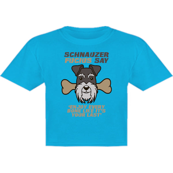 Schnauzer Fucius Say - Youth & Infant Tee - Graphic Tees Australia