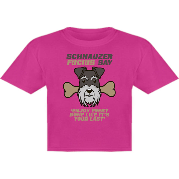 Schnauzer Fucius Say - Youth & Infant Tee - Graphic Tees Australia