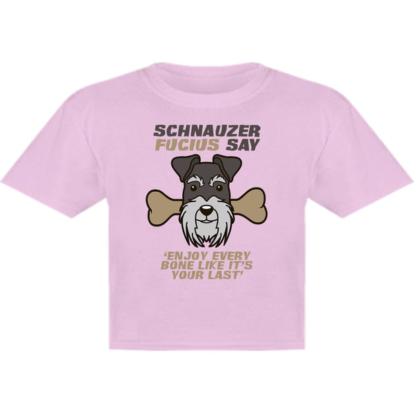 Schnauzer Fucius Say - Youth & Infant Tee - Graphic Tees Australia