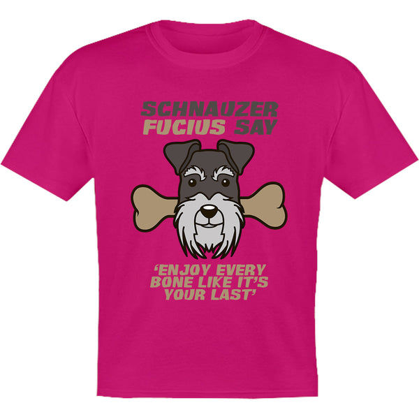 Schnauzer Fucius Say - Youth & Infant Tee - Graphic Tees Australia