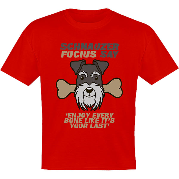 Schnauzer Fucius Say - Youth & Infant Tee - Graphic Tees Australia