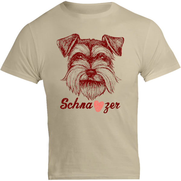 Schnauzer Heart - Unisex Tee - Graphic Tees Australia