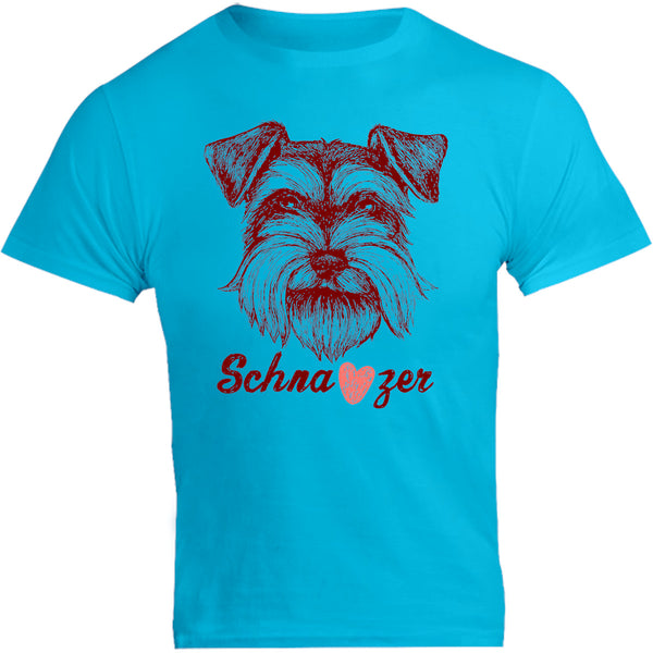 Schnauzer Heart - Unisex Tee - Graphic Tees Australia