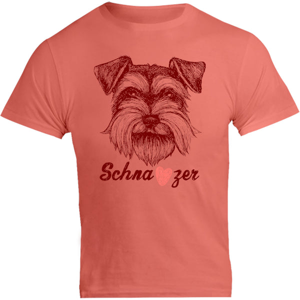 Schnauzer Heart - Unisex Tee - Graphic Tees Australia