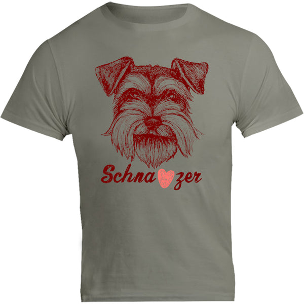 Schnauzer Heart - Unisex Tee - Graphic Tees Australia