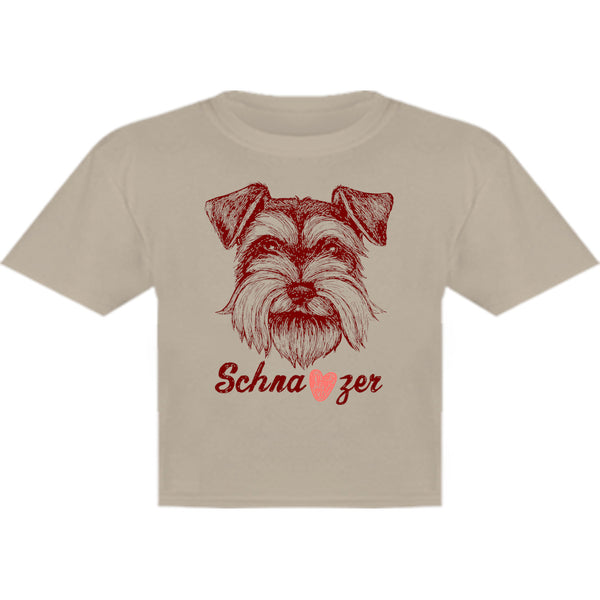 Schnauzer Heart - Youth & Infant Tee - Graphic Tees Australia