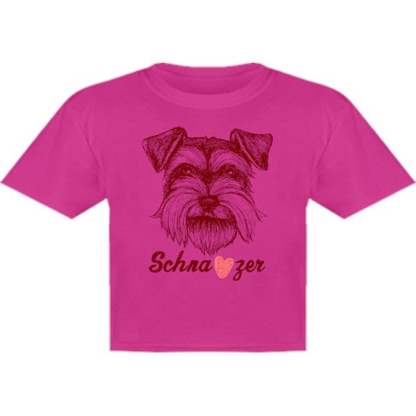 Schnauzer Heart - Youth & Infant Tee - Graphic Tees Australia