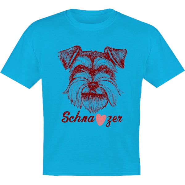 Schnauzer Heart - Youth & Infant Tee - Graphic Tees Australia
