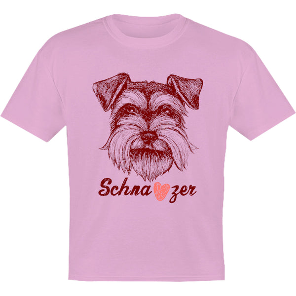 Schnauzer Heart - Youth & Infant Tee - Graphic Tees Australia