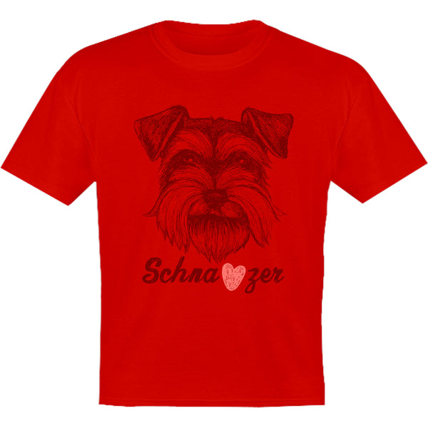 Schnauzer Heart - Youth & Infant Tee - Graphic Tees Australia