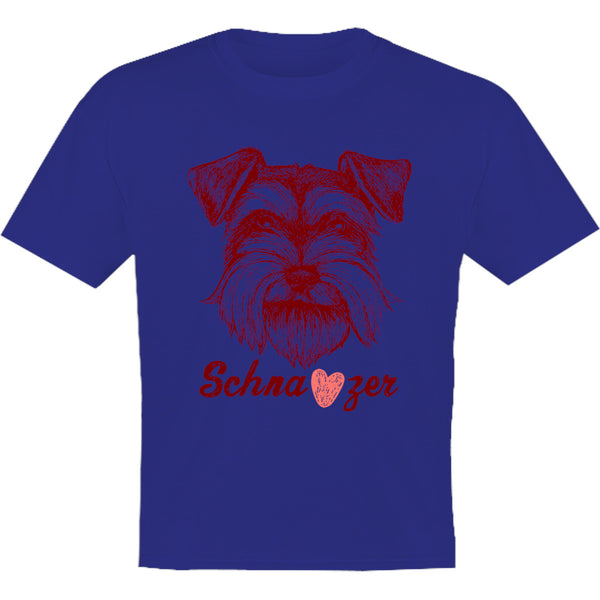 Schnauzer Heart - Youth & Infant Tee - Graphic Tees Australia