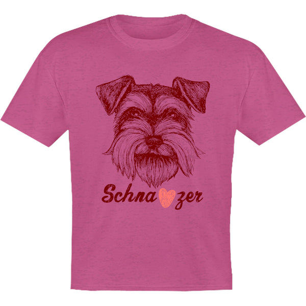 Schnauzer Heart - Youth & Infant Tee - Graphic Tees Australia