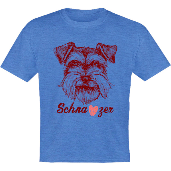 Schnauzer Heart - Youth & Infant Tee - Graphic Tees Australia