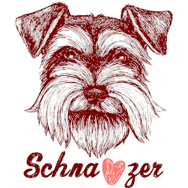 Schnauzer Heart - Youth & Infant Tee - Graphic Tees Australia