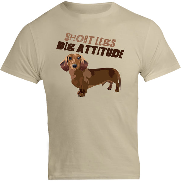Short Legs Big Attitude - Unisex Tee - Graphic Tees Australia