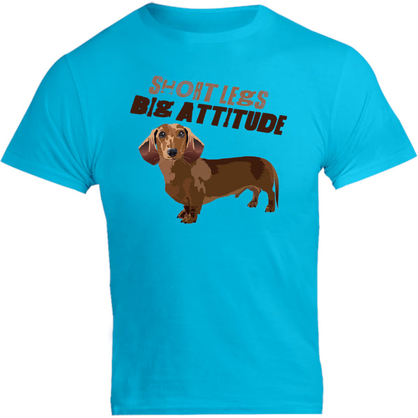Short Legs Big Attitude - Unisex Tee - Graphic Tees Australia