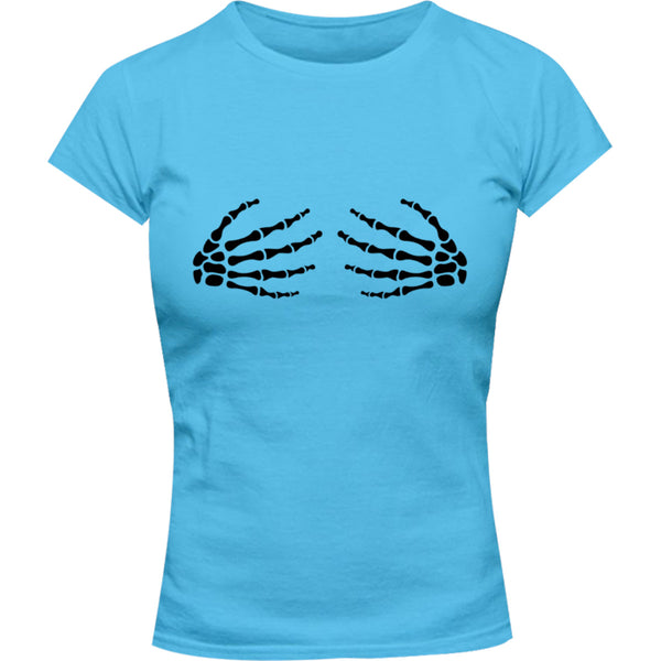 Skeleton Hands - Ladies Slim Fit Tee