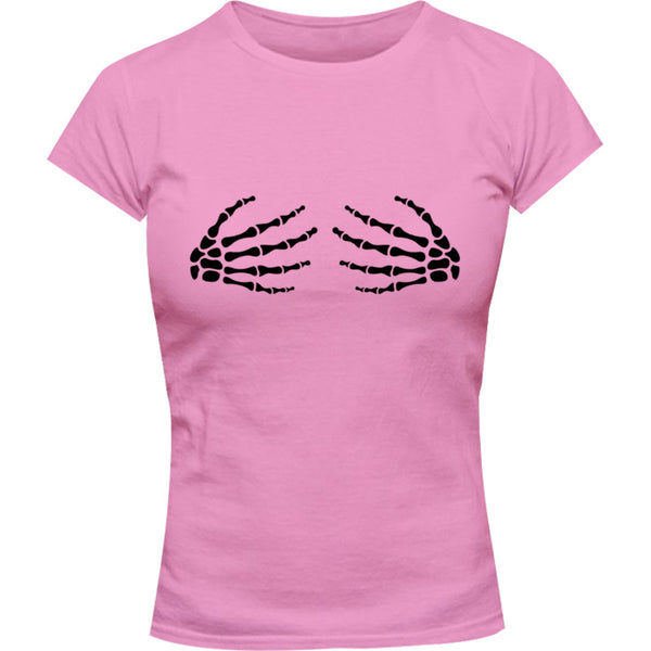 Skeleton Hands - Ladies Slim Fit Tee