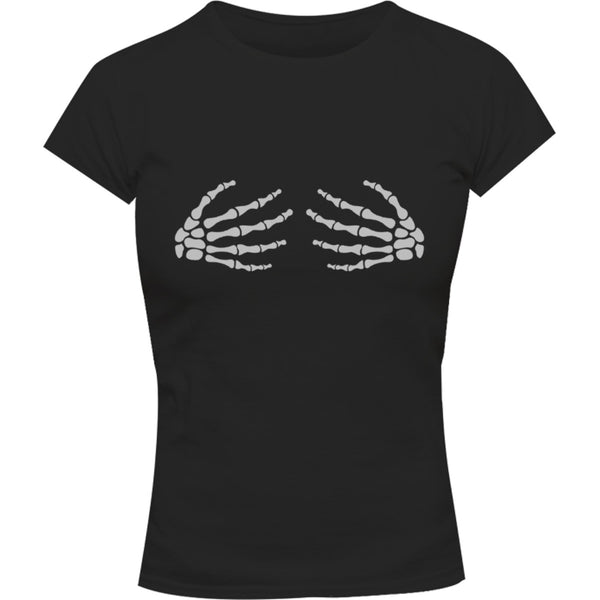 Skeleton Hands - Ladies Slim Fit Tee