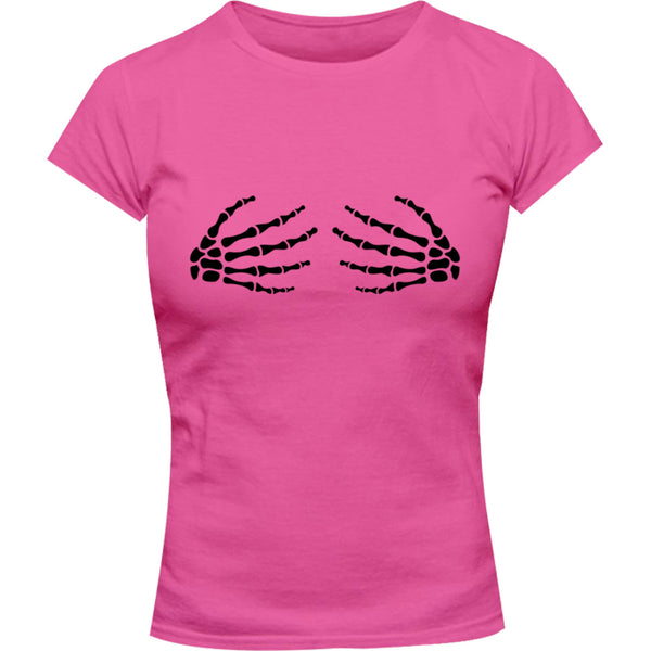 Skeleton Hands - Ladies Slim Fit Tee