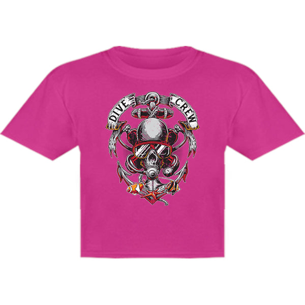 Skull Dive Crew - Youth & Infant Tee - Graphic Tees Australia