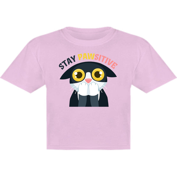 Stay Pawsitive - Youth & Infant Tee - Graphic Tees Australia