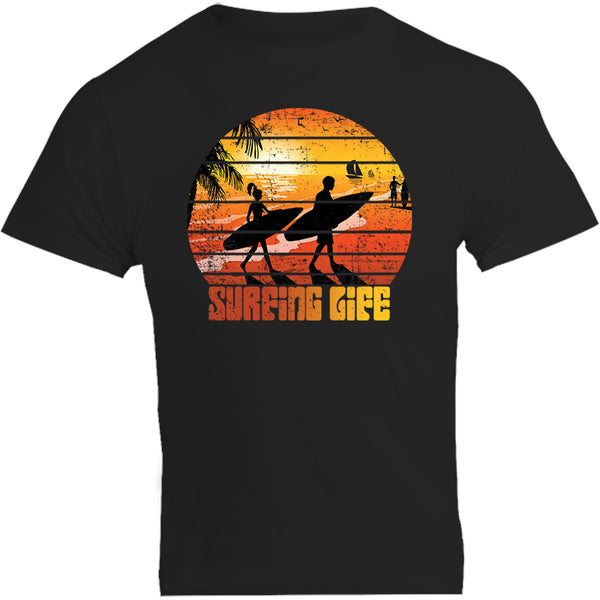 Surfing Life - Unisex Tee - Graphic Tees Australia