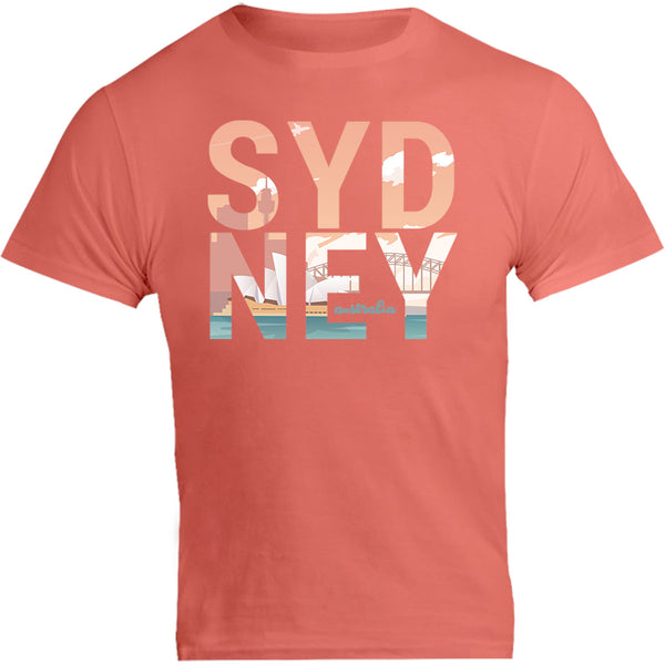 Sydney Australia Photo in Word - Unisex Tee - Graphic Tees Australia