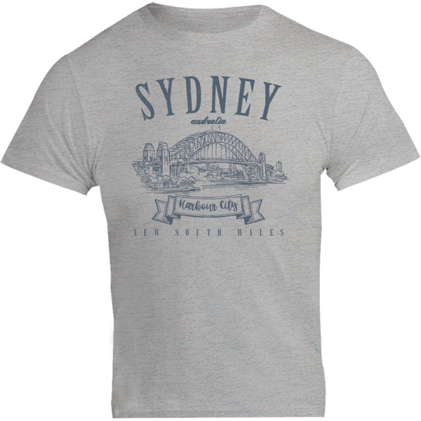Sydney Australia Vintage mono - Unisex Tee - Graphic Tees Australia