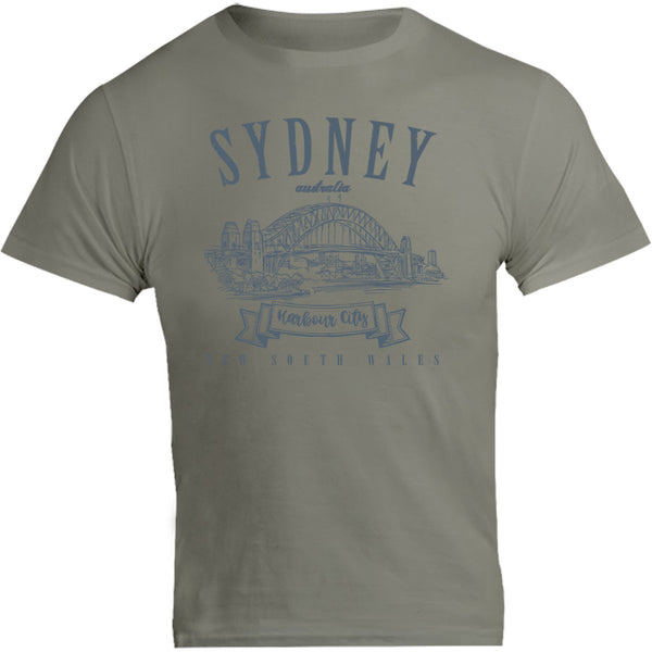 Sydney Australia Vintage mono - Unisex Tee - Graphic Tees Australia