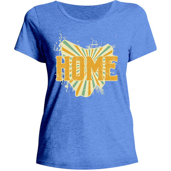 Tasmania Home - Ladies Relaxed Fit Tee - Graphic Tees Australia
