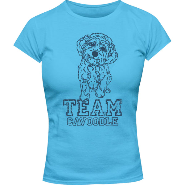Team Cavoodle - Ladies Slim Fit Tee - Graphic Tees Australia