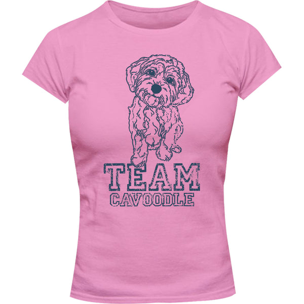 Team Cavoodle - Ladies Slim Fit Tee - Graphic Tees Australia