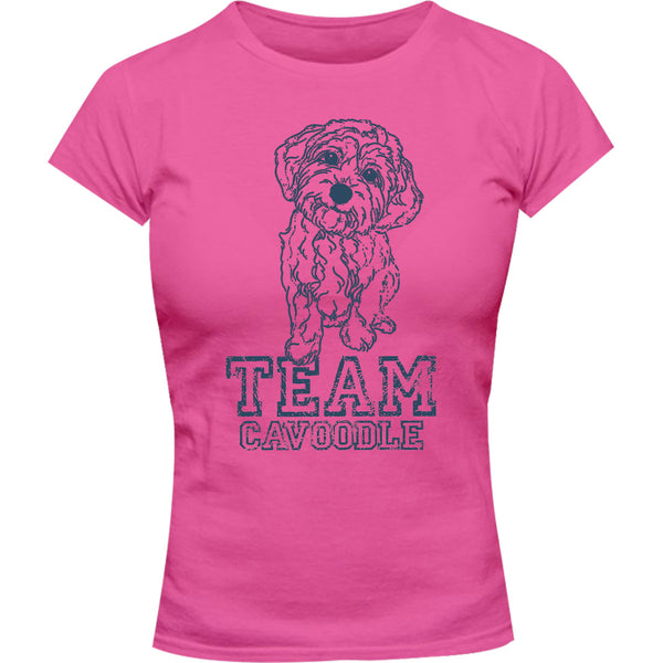 Team Cavoodle - Ladies Slim Fit Tee - Graphic Tees Australia