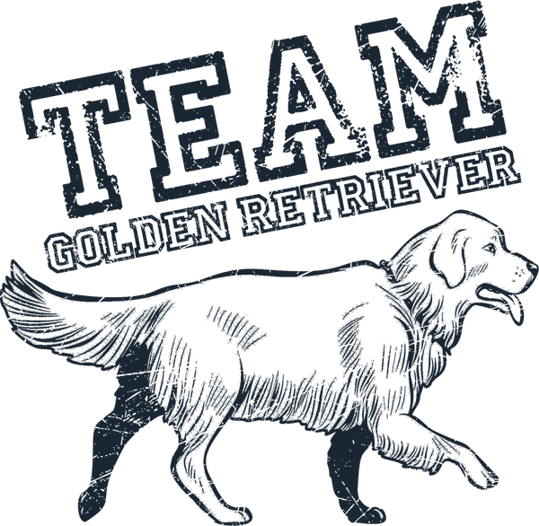 Team Golden Retriever - Ladies Slim Fit Tee - Graphic Tees Australia