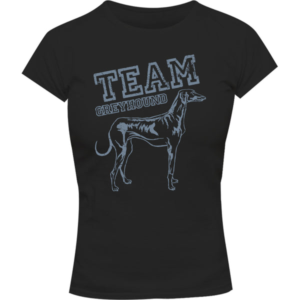 Team Greyhound - Ladies Slim Fit Tee - Graphic Tees Australia