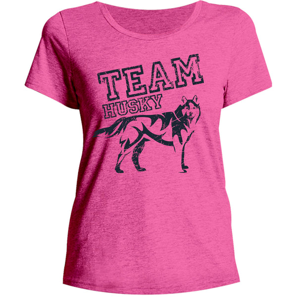Team Husky - Ladies Relaxed Fit Tee - Graphic Tees Australia
