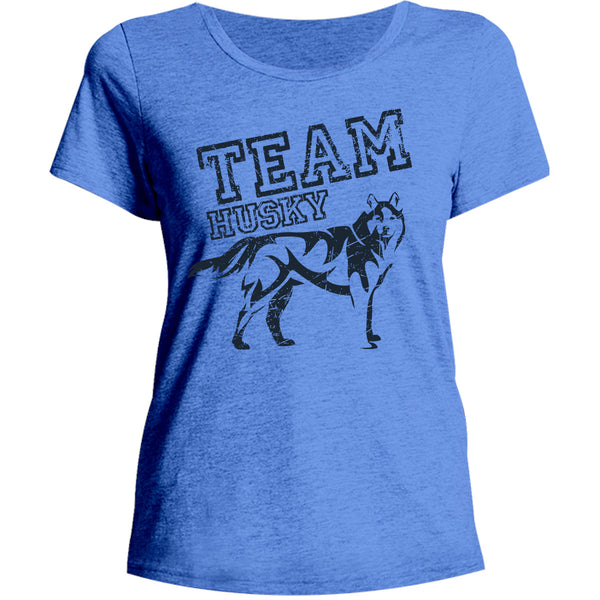 Team Husky - Ladies Relaxed Fit Tee - Graphic Tees Australia
