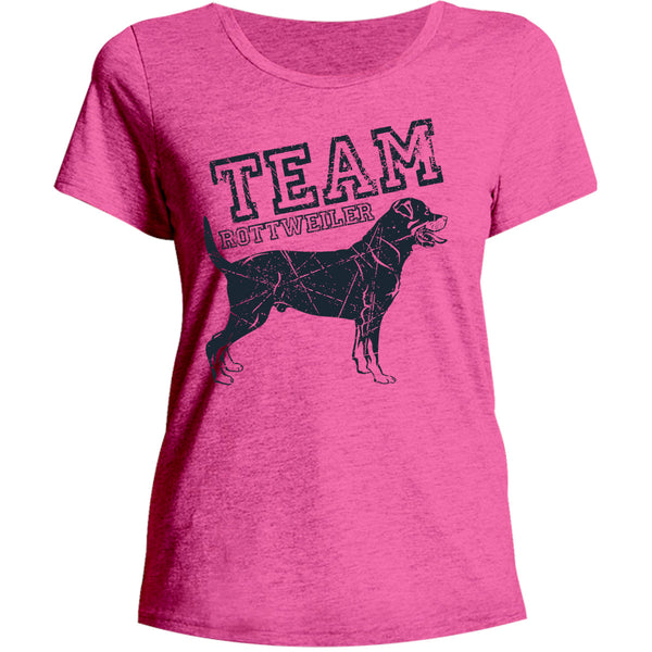 Team Rottweiler - Ladies Relaxed Fit Tee - Graphic Tees Australia