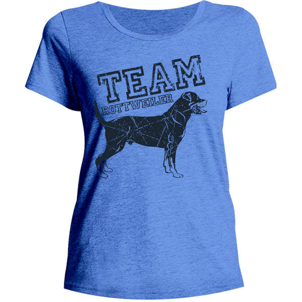 Team Rottweiler - Ladies Relaxed Fit Tee - Graphic Tees Australia