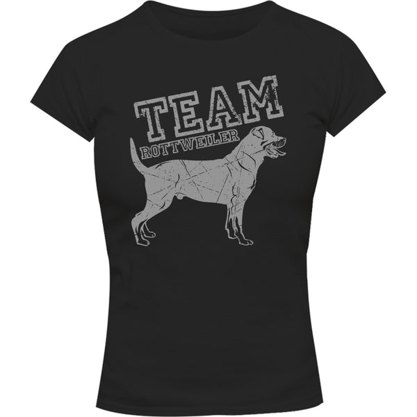 Team Rottweiler - Ladies Slim Fit Tee - Graphic Tees Australia