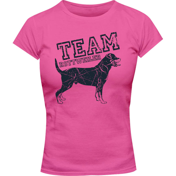 Team Rottweiler - Ladies Slim Fit Tee - Graphic Tees Australia