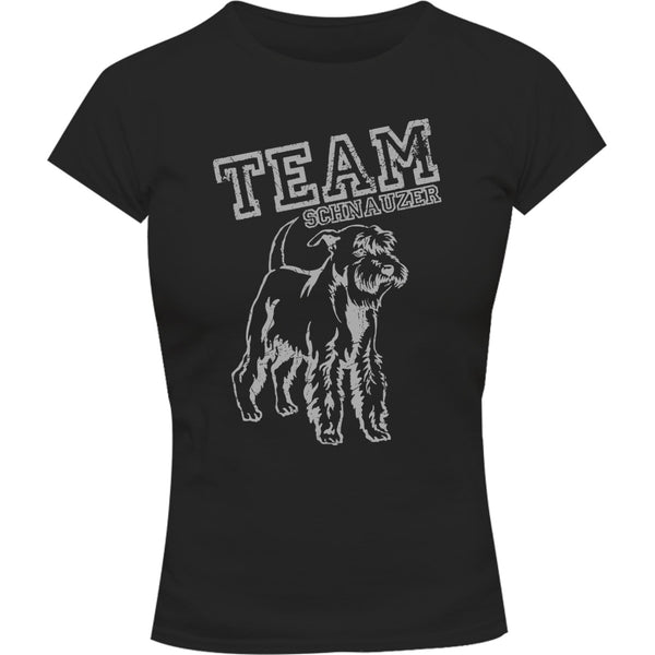 Team Schnauzer - Ladies Slim Fit Tee - Graphic Tees Australia
