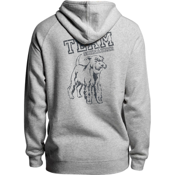 Team Schnauzer - Unisex Hoodie - Plus Size