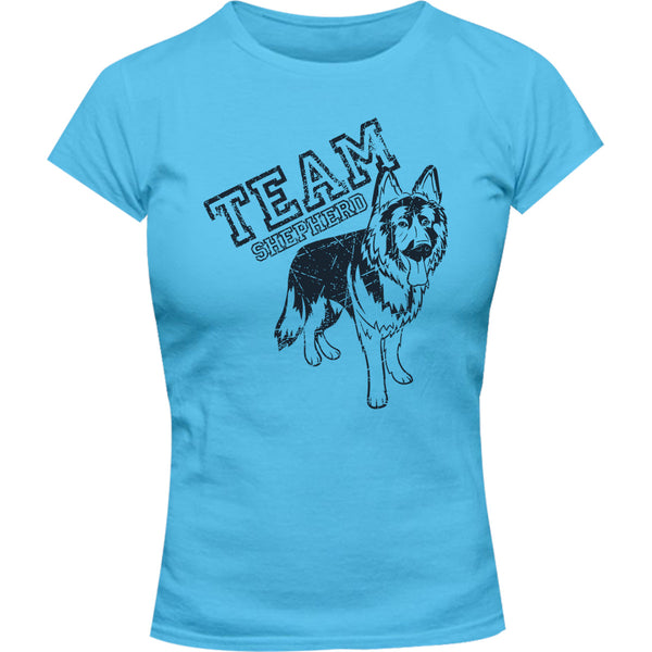 Team Shepherd - Ladies Slim Fit Tee - Graphic Tees Australia