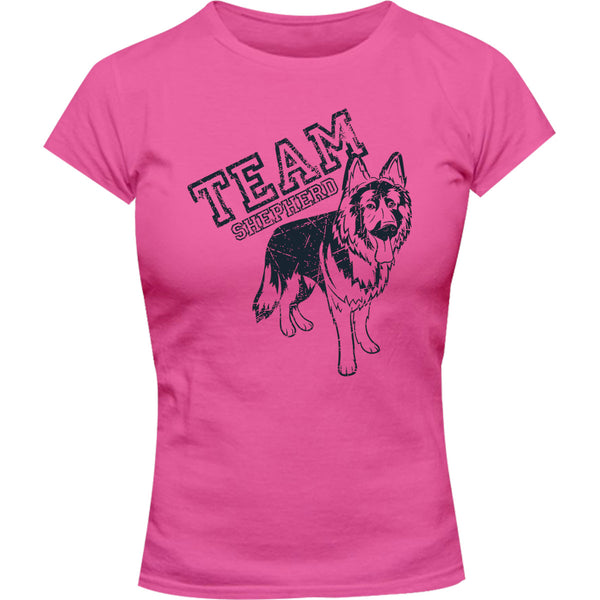 Team Shepherd - Ladies Slim Fit Tee - Graphic Tees Australia