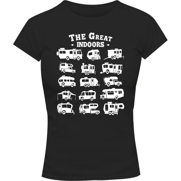 The Great Indoors - Ladies Slim Fit Tee - Graphic Tees Australia